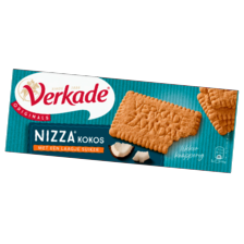 Verkade knappertjes, maria, nizza kokos, San Francisco naturel of sprits original